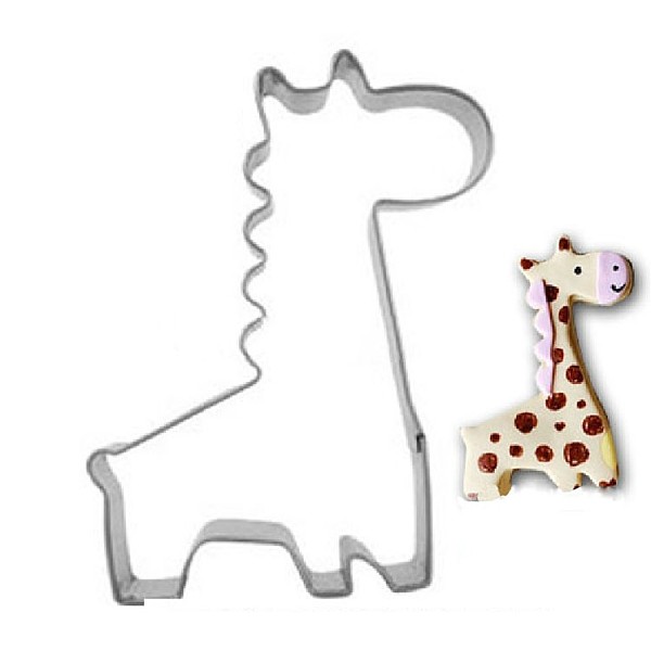PandaHall 304 Stainless Steel Cookie Cutters, Cookies Moulds, DIY Biscuit Baking Tool, Giraffe, Stainless Steel Color, 86x50x17.5mm 304...
PandaHall 304 Stainless Steel Cookie Cutters, Cookies Moulds, DIY Biscuit Baking Tool, Giraffe, Stainless Steel Color, 86x50x17.5mm 304...