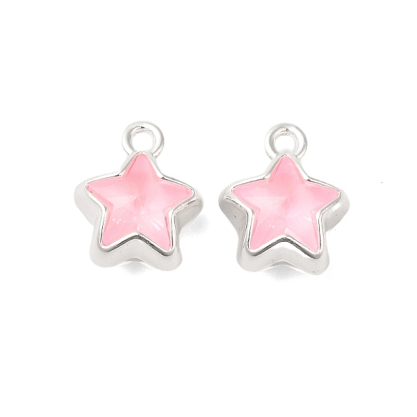PandaHall Rack Plating Alloy Rhinestone Pendants, Cadmium Free & Lead Free, Star, Pink, 12.5x10x7mm, Hole: 1.6mm Alloy+Rhinestone Star Pink
PandaHall Rack Plating Alloy Rhinestone Pendants, Cadmium Free & Lead Free, Star, Pink, 12.5x10x7mm, Hole: 1.6mm Alloy+Rhinestone Star Pink