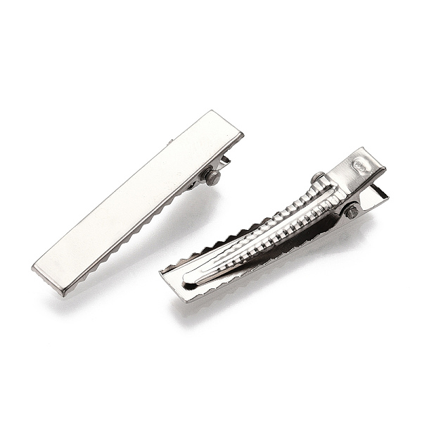 PandaHall Iron Flat Alligator Hair Clip Findings, DIY Hair Accessories Making, Platinum, 34x7mm Iron
PandaHall Iron Flat Alligator Hair Clip Findings, DIY Hair Accessories Making, Platinum, 34x7mm Iron