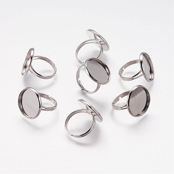 PandaHall Adjustable Brass Ring Shanks, Pad Ring Base Findings, For Antique Rings Making, Lead Free & Nickel Free, Platinum, 17mm, Tray...
PandaHall Adjustable Brass Ring Shanks, Pad Ring Base Findings, For Antique Rings Making, Lead Free & Nickel Free, Platinum, 17mm, Tray...