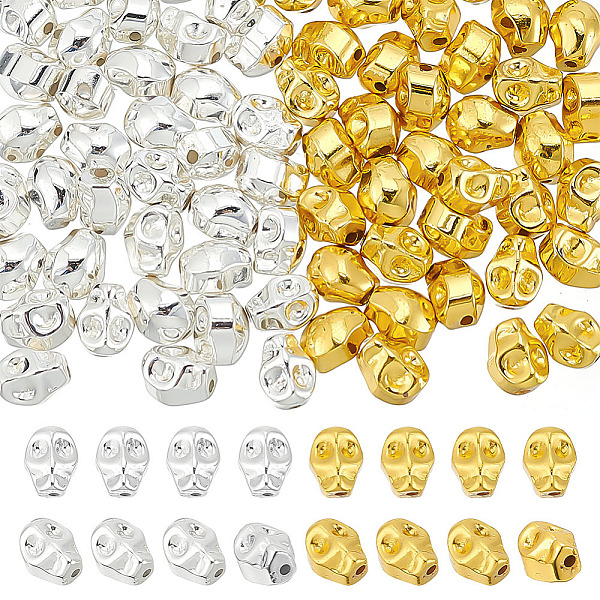 PandaHall ARRICRAFT 100Pcs 2 Colors Electroplated Non-magnetic Synthetic Hematite Beads, Grade AA, Skull, Mixed Color, 5.5x5.5x4.5mm, Hole...
PandaHall ARRICRAFT 100Pcs 2 Colors Electroplated Non-magnetic Synthetic Hematite Beads, Grade AA, Skull, Mixed Color, 5.5x5.5x4.5mm, Hole...