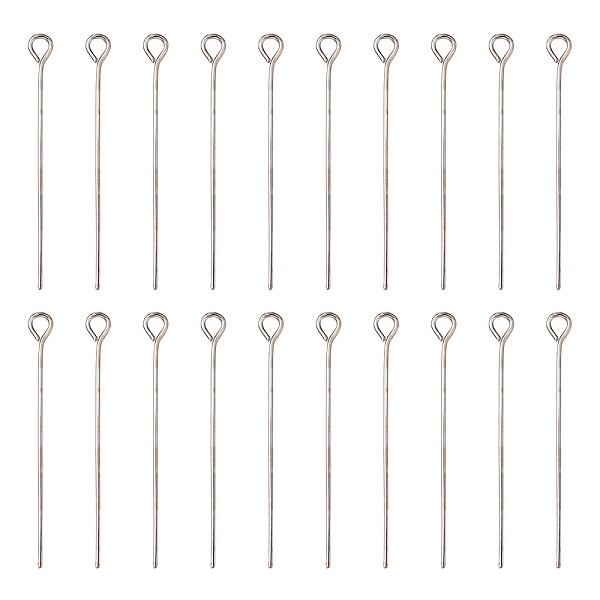 PandaHall Iron Eye Pins, Cadmium Free & Lead Free, Platinum, 21 Gauge, 32x0.7mm, Hole: 2mm Iron
PandaHall Iron Eye Pins, Cadmium Free & Lead Free, Platinum, 21 Gauge, 32x0.7mm, Hole: 2mm Iron