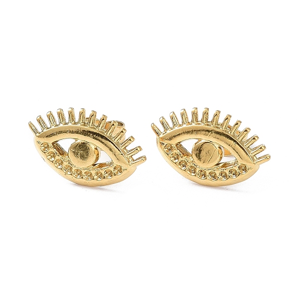 PandaHall Ion Plating(IP) 304 Stainless Steel Eye Stud Earring Findings, Earring Settings for Rhinestone, Golden, Fit for 1mm rhinstone...
PandaHall Ion Plating(IP) 304 Stainless Steel Eye Stud Earring Findings, Earring Settings for Rhinestone, Golden, Fit for 1mm rhinstone...