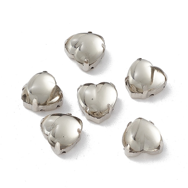 PandaHall Heart Sew On Rhinestones, Smooth Face Taiwan Acrylic Rhinestone, Multi-Strand Links, with Platinum Tone Brass Prong Settings..., Gray
PandaHall Heart Sew On Rhinestones, Smooth Face Taiwan Acrylic Rhinestone, Multi-Strand Links, with Platinum Tone Brass Prong Settings..., Gray