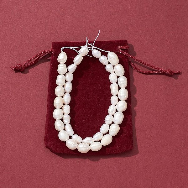 PandaHall 2 Strands 2 Style Natural Cultured Freshwater Pearl Beads Strands, Rice, Seashell Color, 6.5~10.5x6.5~15mm, Hole: 0.8mm, about...
PandaHall 2 Strands 2 Style Natural Cultured Freshwater Pearl Beads Strands, Rice, Seashell Color, 6.5~10.5x6.5~15mm, Hole: 0.8mm, about...