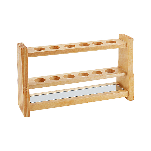 PandaHall OLYCRAFT 6 Holes Wooden Test Tube Rack 25ML Test Tube Display Stands Tube Display Racks with Glass Mirror Test Tube Holder Rack..., Gold
PandaHall OLYCRAFT 6 Holes Wooden Test Tube Rack 25ML Test Tube Display Stands Tube Display Racks with Glass Mirror Test Tube Holder Rack..., Gold