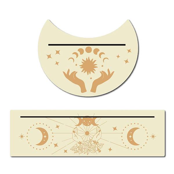 PandaHall GORGECRAFT 2PCS Wooden Card Stand for Tarot 5" Moon Shape and 10" Rectangle Wood Tarot Cards Altar Stand Display Holder Witch..., Orange
PandaHall GORGECRAFT 2PCS Wooden Card Stand for Tarot 5" Moon Shape and 10" Rectangle Wood Tarot Cards Altar Stand Display Holder Witch..., Orange