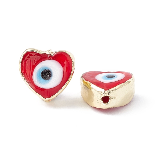 PandaHall Handmade Evil Eye Lampwork Beads, with Brass Findings, Lead Free & Cadmium Free, Long-Lasting Plated, Heart, Red...
PandaHall Handmade Evil Eye Lampwork Beads, with Brass Findings, Lead Free & Cadmium Free, Long-Lasting Plated, Heart, Red...