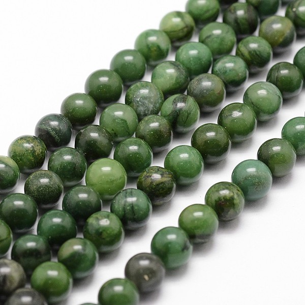 PandaHall Natural African Jade Beads Strands, Round, Grade A, Green, 8mm, Hole: 1mm, about 44pcs/strand, 15.3 inch African Jade Round Green
PandaHall Natural African Jade Beads Strands, Round, Grade A, Green, 8mm, Hole: 1mm, about 44pcs/strand, 15.3 inch African Jade Round Green