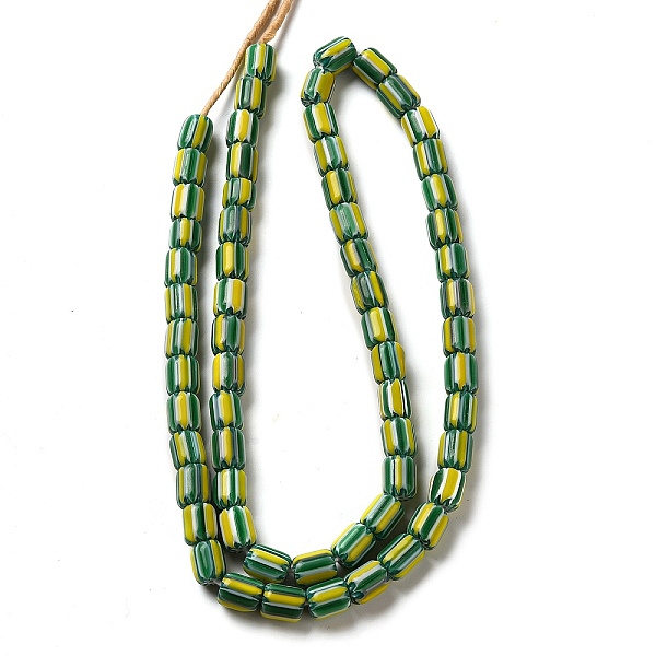 PandaHall Handmade Nepalese Lampwork Beads, Chevron Beads, Column, Green, 6~11x7~8mm, Hole: 1.8mm, about 62~72pcs/strand, 25.59~25.98''...
PandaHall Handmade Nepalese Lampwork Beads, Chevron Beads, Column, Green, 6~11x7~8mm, Hole: 1.8mm, about 62~72pcs/strand, 25.59~25.98''...