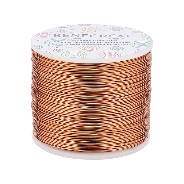 PandaHall BENECREAT Matte Round Aluminum Wire, Dark Salmon, 20 Gauge, 0.8mm, 235m/roll Aluminum Round
PandaHall BENECREAT Matte Round Aluminum Wire, Dark Salmon, 20 Gauge, 0.8mm, 235m/roll Aluminum Round