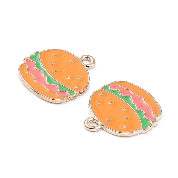 PandaHall Alloy Enamel Pendants, Lead Free & Cadmium Free, Light Gold, Hamburger Charm, Sandy Brown, 19.5x17.5x1mm, Hole: 1.8mm Alloy+Enamel...
PandaHall Alloy Enamel Pendants, Lead Free & Cadmium Free, Light Gold, Hamburger Charm, Sandy Brown, 19.5x17.5x1mm, Hole: 1.8mm Alloy+Enamel...