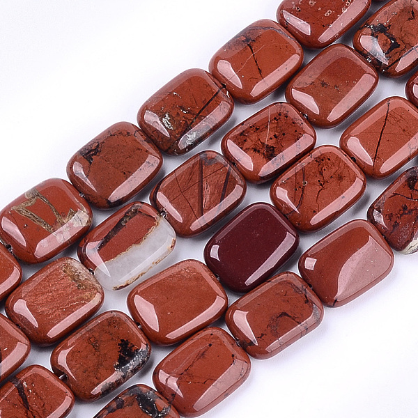 PandaHall Natural Red Jasper Beads Strands, Rectangle, 17.5~18.5x13~13.5x6~7mm, Hole: 1mm, about 22pcs/strand, 15.5 inch Red Jasper...
PandaHall Natural Red Jasper Beads Strands, Rectangle, 17.5~18.5x13~13.5x6~7mm, Hole: 1mm, about 22pcs/strand, 15.5 inch Red Jasper...