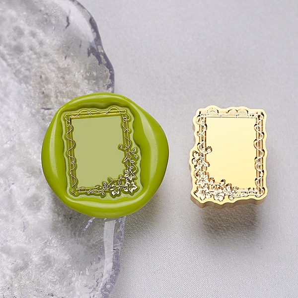 PandaHall Geometric Flower Frame Brass Stamp Heads, for Wax Seal Stamp, Wedding Invitations Making, Rectangle, 26x19x14mm, Hole: 7mm Brass...
PandaHall Geometric Flower Frame Brass Stamp Heads, for Wax Seal Stamp, Wedding Invitations Making, Rectangle, 26x19x14mm, Hole: 7mm Brass...