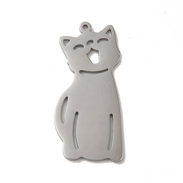 PandaHall 304 Stainless Steel Pendants, Laser Cut, Cat Charm, Stainless Steel Color, 40x18.5x1.5mm, Hole: 1.4mm 304 Stainless Steel Cat...
PandaHall 304 Stainless Steel Pendants, Laser Cut, Cat Charm, Stainless Steel Color, 40x18.5x1.5mm, Hole: 1.4mm 304 Stainless Steel Cat...