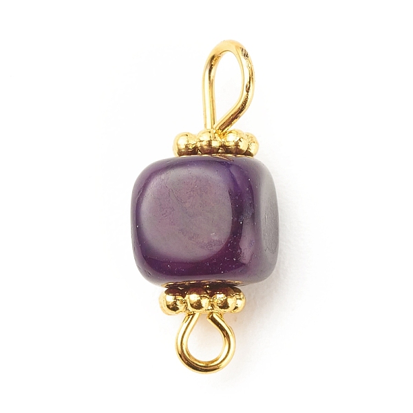 PandaHall Natural Agate Connector Charms, with Golden Plated Iron Findings, Cube, Purple, 17~18x7~7.5x6.5~7mm, Hole: 2~3.5mm Natural Agate...
PandaHall Natural Agate Connector Charms, with Golden Plated Iron Findings, Cube, Purple, 17~18x7~7.5x6.5~7mm, Hole: 2~3.5mm Natural Agate...