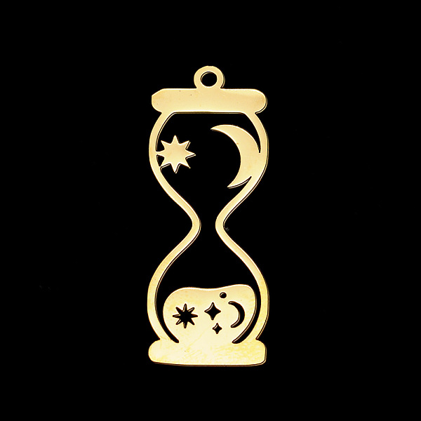 PandaHall Vacuum Plating 201 Stainless Steel Pendants, Laser Cut, Hourglass/Sand Clock, Golden, 31.5x12x1mm, Hole: 1.5mm 201 Stainless Steel...
PandaHall Vacuum Plating 201 Stainless Steel Pendants, Laser Cut, Hourglass/Sand Clock, Golden, 31.5x12x1mm, Hole: 1.5mm 201 Stainless Steel...