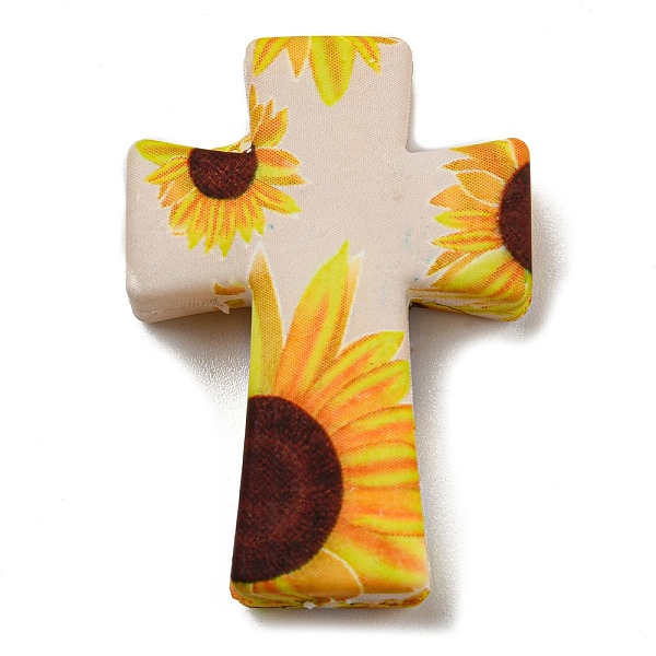 PandaHall Cross with Flower Silicone Focal Beads, Chewing Beads For Teethers, DIY Nursing Necklaces Making, Antique White, 35x25x8mm, Hole...
PandaHall Cross with Flower Silicone Focal Beads, Chewing Beads For Teethers, DIY Nursing Necklaces Making, Antique White, 35x25x8mm, Hole...