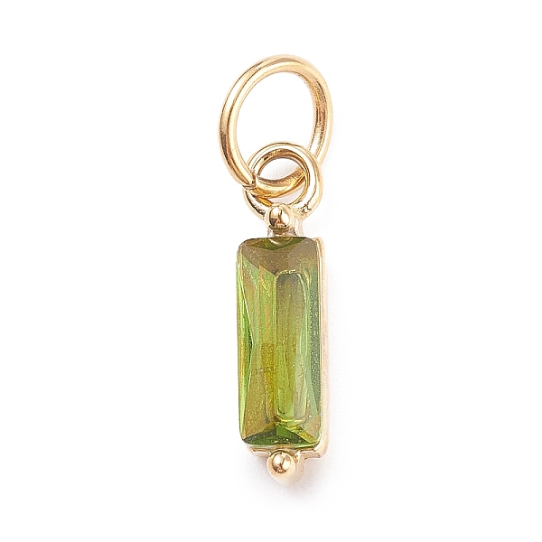 PandaHall 304 Stainless Steel Cubic Zirconia Pendants, Rectangle, Golden, Yellow Green, 17x4x4mm, Hole: 5mm Stainless Steel+Cubic Zirconia...
PandaHall 304 Stainless Steel Cubic Zirconia Pendants, Rectangle, Golden, Yellow Green, 17x4x4mm, Hole: 5mm Stainless Steel+Cubic Zirconia...