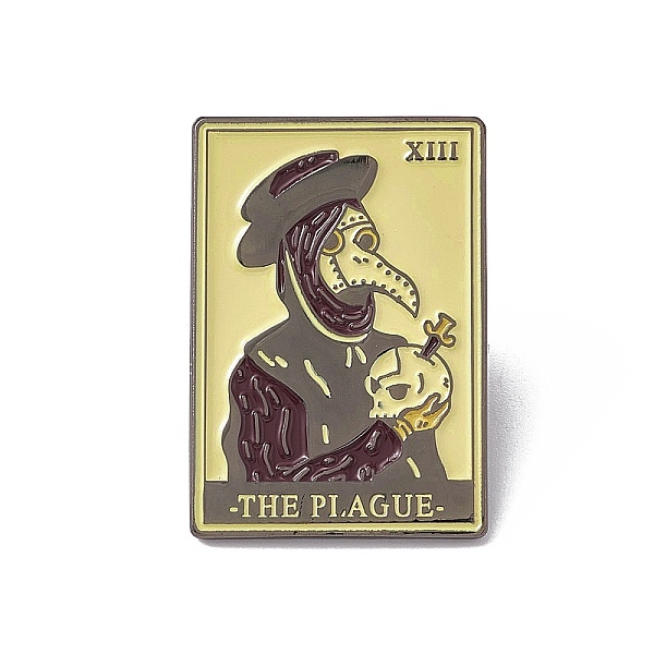 PandaHall Plague Doctor/Crow with Sickle Tarot Card Enamel Pin, Gunmetal Brass Brooch for Backpack Clothes, Yellow, 30x21x2mm, Pin: 1.2mm....
PandaHall Plague Doctor/Crow with Sickle Tarot Card Enamel Pin, Gunmetal Brass Brooch for Backpack Clothes, Yellow, 30x21x2mm, Pin: 1.2mm....