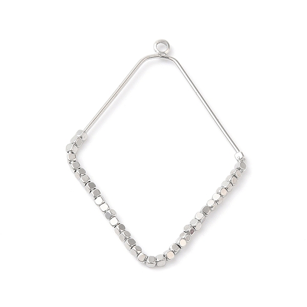 PandaHall Brass Open Back Bezel Pendants, Nickel Free, for DIY UV Resin, Rhombus with Cubes Beaded, Real Platinum Plated, 40.5~41x30~31x2mm...
PandaHall Brass Open Back Bezel Pendants, Nickel Free, for DIY UV Resin, Rhombus with Cubes Beaded, Real Platinum Plated, 40.5~41x30~31x2mm...