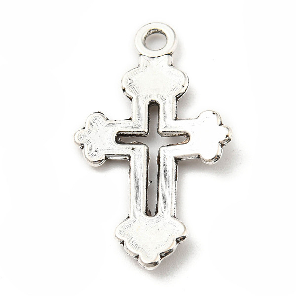 PandaHall Tibetan Style Alloy Pendants, Cross, Antique Silver, 26x15x2mm, Hole: 2mm, 515pcs/500g Alloy Cross
PandaHall Tibetan Style Alloy Pendants, Cross, Antique Silver, 26x15x2mm, Hole: 2mm, 515pcs/500g Alloy Cross