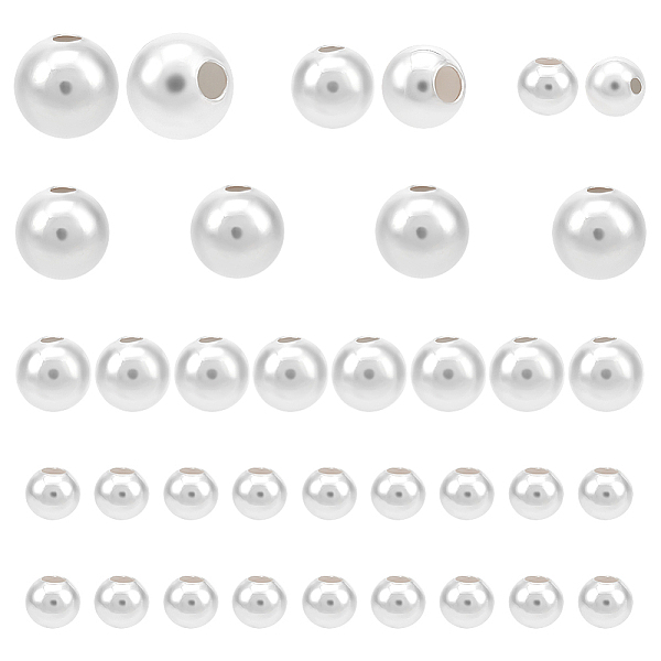 PandaHall PH 925 Sterling Silver Spacer Beads, 36pcs Round Smooth Beads 3mm 4mm 6mm Small Bracelet Beads Long-Lasting Seamless Beads for...
PandaHall PH 925 Sterling Silver Spacer Beads, 36pcs Round Smooth Beads 3mm 4mm 6mm Small Bracelet Beads Long-Lasting Seamless Beads for...