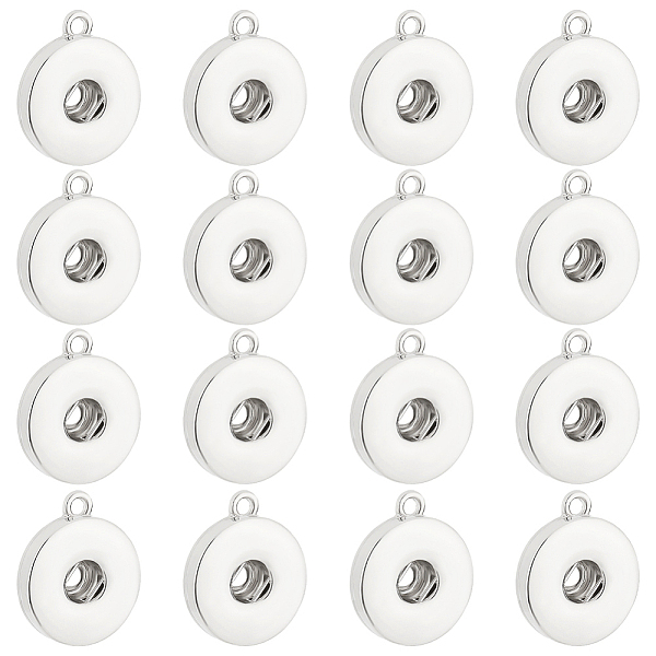 PandaHall Alloy Hang Snap Base Pendant, for Interchangeable Snap Charms Jewelry Making, Flat Round, Platinum, 23x19x5mm, Hole: 2mm...
PandaHall Alloy Hang Snap Base Pendant, for Interchangeable Snap Charms Jewelry Making, Flat Round, Platinum, 23x19x5mm, Hole: 2mm...