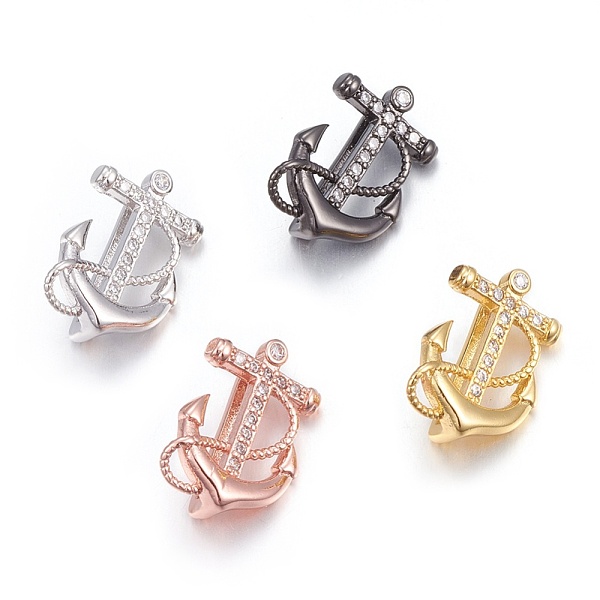 PandaHall Brass Micro Pave Cubic Zirconia Slide Charms, Long-Lasting Plated, Cadmium Free & Nickel Free & Lead Free, Anchor, Clear, Mixed...
PandaHall Brass Micro Pave Cubic Zirconia Slide Charms, Long-Lasting Plated, Cadmium Free & Nickel Free & Lead Free, Anchor, Clear, Mixed...