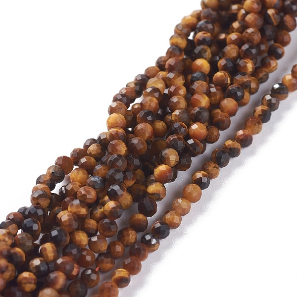 PandaHall Natural Yellow Tiger Eye Beads Strands, Round, Faceted, 3mm, Hole: 0.7mm, about 131pcs/strand, 15.35inch(39cm) Tiger Eye Round...
PandaHall Natural Yellow Tiger Eye Beads Strands, Round, Faceted, 3mm, Hole: 0.7mm, about 131pcs/strand, 15.35inch(39cm) Tiger Eye Round...