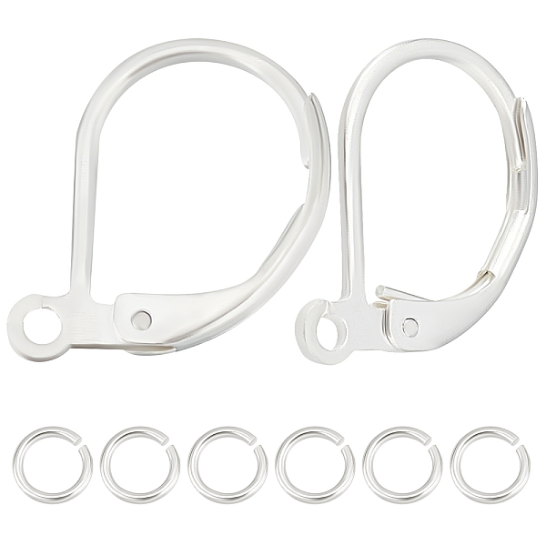 PandaHall Beebeecraft 1 Box 50Pcs Leverback Earring Findings 925 Sterling Silver French Earring Hooks with 50Pcs Open Jump Rings for Jewelry...
PandaHall Beebeecraft 1 Box 50Pcs Leverback Earring Findings 925 Sterling Silver French Earring Hooks with 50Pcs Open Jump Rings for Jewelry...