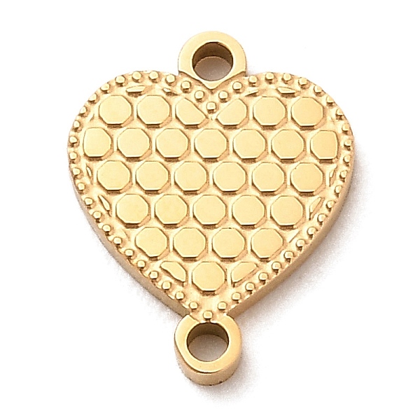 PandaHall Ion Plating(IP) 304 Stainless Steel Love Connector Charms, Heart Links, Golden, 12x9.5x1mm, Hole: 1.2mm 304 Stainless Steel Heart
PandaHall Ion Plating(IP) 304 Stainless Steel Love Connector Charms, Heart Links, Golden, 12x9.5x1mm, Hole: 1.2mm 304 Stainless Steel Heart