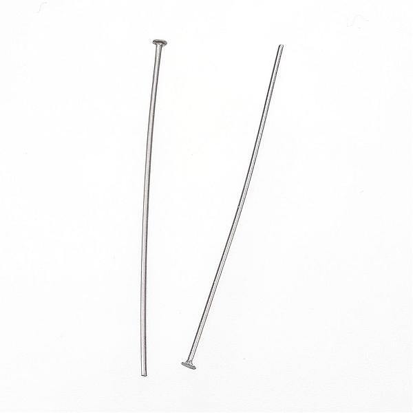PandaHall 304 Stainless Steel Flat Head Pins, Stainless Steel Color, 40x0.8mm, Head: 1.8mm 304 Stainless Steel
PandaHall 304 Stainless Steel Flat Head Pins, Stainless Steel Color, 40x0.8mm, Head: 1.8mm 304 Stainless Steel