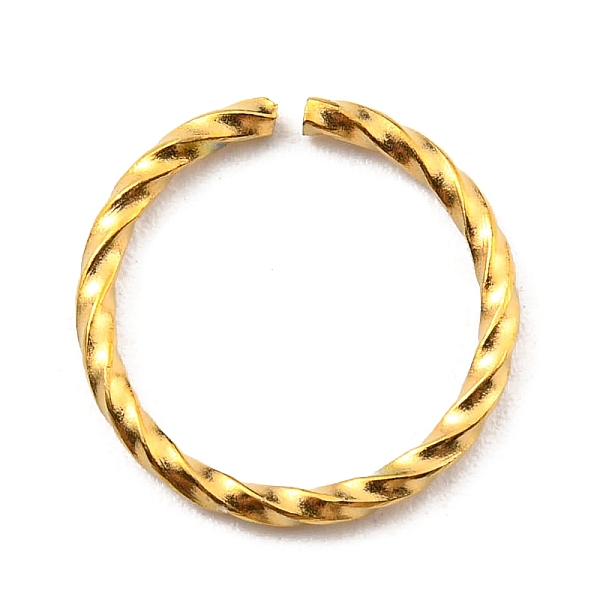 PandaHall 304 Stainless Steel Jump Rings, Open Jump Rings, Twisted, Round Ring, Real 18K Gold Plated, 18 Gauge, 12.5x1mm, Inner Diameter...
PandaHall 304 Stainless Steel Jump Rings, Open Jump Rings, Twisted, Round Ring, Real 18K Gold Plated, 18 Gauge, 12.5x1mm, Inner Diameter...