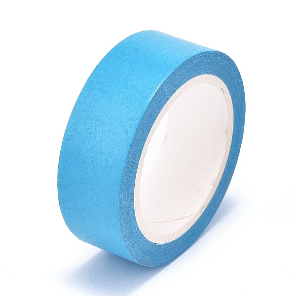 PandaHall DIY Solid Color Scrapbook Decorative Paper Tapes, Self Adhesive Tapes, Deep Sky Blue, 15mm, about 10m/roll Paper None
PandaHall DIY Solid Color Scrapbook Decorative Paper Tapes, Self Adhesive Tapes, Deep Sky Blue, 15mm, about 10m/roll Paper None