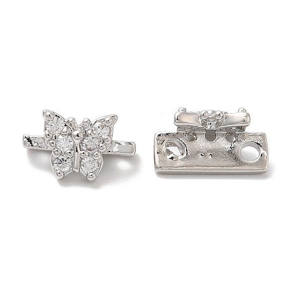 PandaHall Brass Micro Pave Clear Cubic Zirconia Connector Charms, Butterfly Links, Platinum, 6x10x5mm, Hole: 1.4mm Brass+Cubic Zirconia...
PandaHall Brass Micro Pave Clear Cubic Zirconia Connector Charms, Butterfly Links, Platinum, 6x10x5mm, Hole: 1.4mm Brass+Cubic Zirconia...