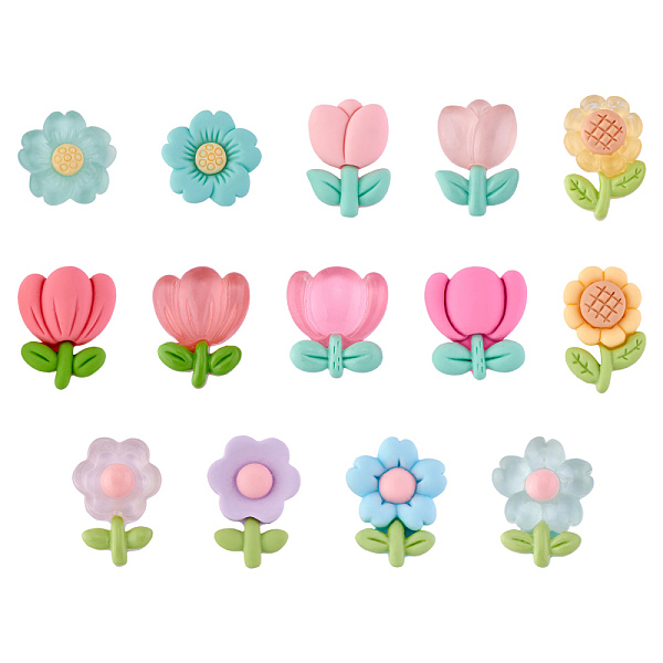 PandaHall 28Pcs 14 Styles Opaque & Translucent Floral Resin Cabochons, Kawaii Resin Cabochons for DIY Jewelry Making Scrapbooking Phone Case...
PandaHall 28Pcs 14 Styles Opaque & Translucent Floral Resin Cabochons, Kawaii Resin Cabochons for DIY Jewelry Making Scrapbooking Phone Case...