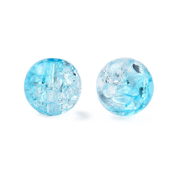 PandaHall Transparent Crackle Acrylic Beads, Round, Sky Blue, 8x7.5mm, Hole: 1.8mm, about 1700pc/500g Acrylic Round
PandaHall Transparent Crackle Acrylic Beads, Round, Sky Blue, 8x7.5mm, Hole: 1.8mm, about 1700pc/500g Acrylic Round