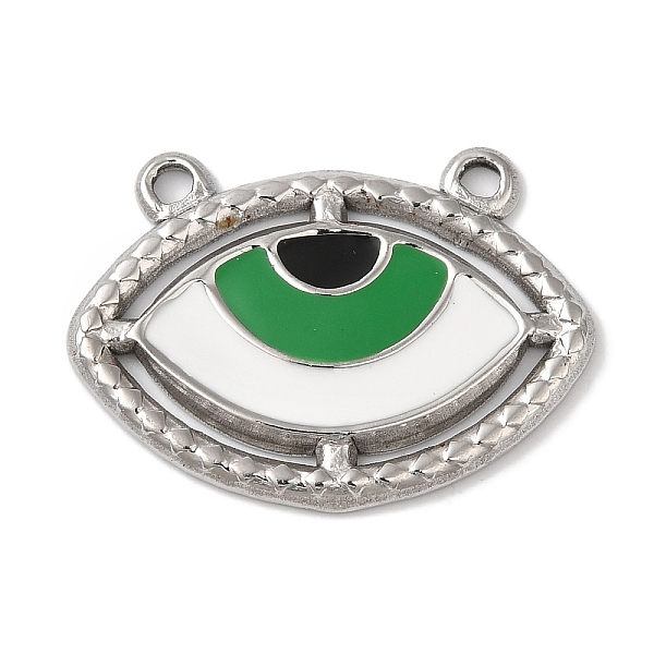 PandaHall 304 Stainless Steel Enamel Pendants, Evil Eye Charm, Stainless Steel Color, 19x26x2mm, Hole: 1.8mm Stainless Steel+Enamel Evil Eye..., Green
PandaHall 304 Stainless Steel Enamel Pendants, Evil Eye Charm, Stainless Steel Color, 19x26x2mm, Hole: 1.8mm Stainless Steel+Enamel Evil Eye..., Green
