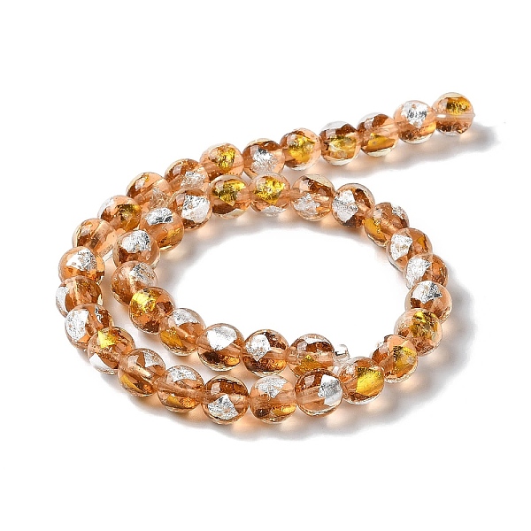 PandaHall Handmade Gold & Silver Foil Lampwork Beads, Round, Camel, 12mm, about 33pcs/strand, 15.59 inch(39.6cm) Gold & Silver Foil Round..., Brown
PandaHall Handmade Gold & Silver Foil Lampwork Beads, Round, Camel, 12mm, about 33pcs/strand, 15.59 inch(39.6cm) Gold & Silver Foil Round..., Brown