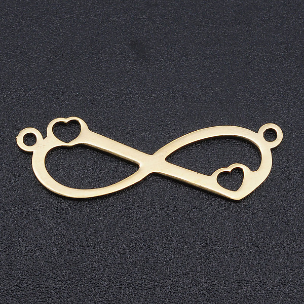 PandaHall 201 Stainless Steel Links connectors, Laser Cut Links, Infinity, Golden, 8.5x28x1mm, Hole: 1.4mm 201 Stainless Steel Infinity
PandaHall 201 Stainless Steel Links connectors, Laser Cut Links, Infinity, Golden, 8.5x28x1mm, Hole: 1.4mm 201 Stainless Steel Infinity