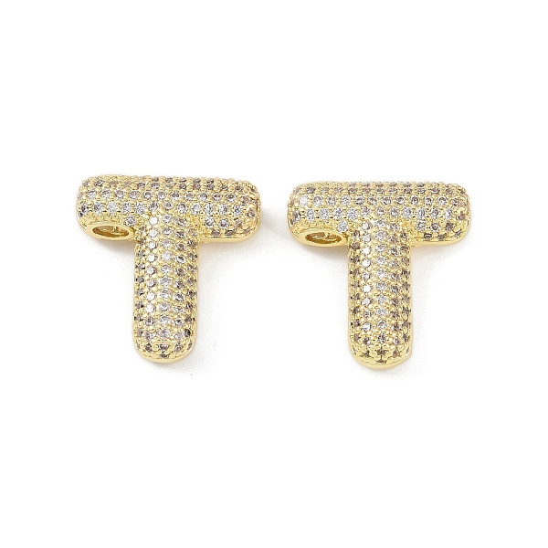 PandaHall Brass Micro Pave Clear Cubic Zirconia Pendants, Letter T, 20x24x6.5mm, hole: 4x2mm Brass+Cubic Zirconia Letter T Clear
PandaHall Brass Micro Pave Clear Cubic Zirconia Pendants, Letter T, 20x24x6.5mm, hole: 4x2mm Brass+Cubic Zirconia Letter T Clear