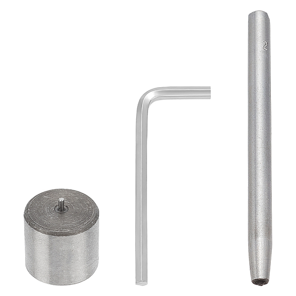 PandaHall Steel Leather Puncher Hole Drilling Tool, for Leather Belt Grommet Eyelet Mounting, Stainless Steel Color, 2.6x2.4cm Stainless...
PandaHall Steel Leather Puncher Hole Drilling Tool, for Leather Belt Grommet Eyelet Mounting, Stainless Steel Color, 2.6x2.4cm Stainless...