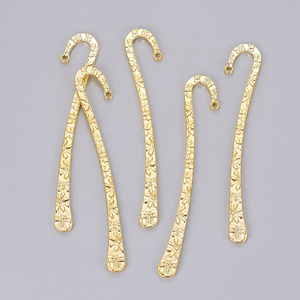 PandaHall Tibetan Style Alloy Bookmarks, Golden, Cadmium Free & Nickel Free & Lead Free, 124x20mm, Hole: 2mm Alloy
PandaHall Tibetan Style Alloy Bookmarks, Golden, Cadmium Free & Nickel Free & Lead Free, 124x20mm, Hole: 2mm Alloy