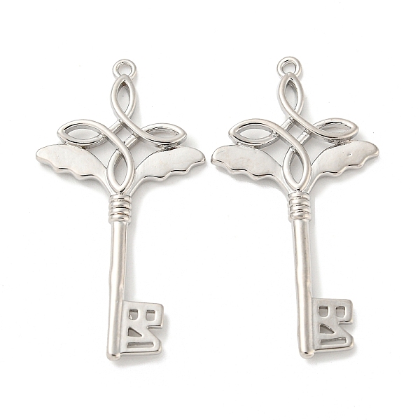 PandaHall Brass Pendants, Long-Lasting Plated, Key, Platinum, 39x21x3mm, Hole: 1.5mm Brass Key
PandaHall Brass Pendants, Long-Lasting Plated, Key, Platinum, 39x21x3mm, Hole: 1.5mm Brass Key