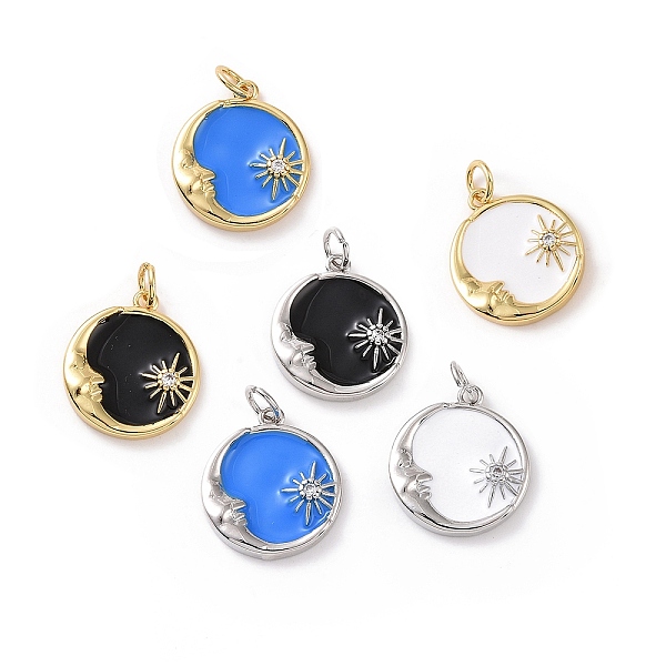 PandaHall Rack Plating Brass Micro Pave Cubic Zirconia Pendants, with Enamel and Jump Ring, Long-Lasting Plated, Cadmium Free & Lead Free..., Multicolor
PandaHall Rack Plating Brass Micro Pave Cubic Zirconia Pendants, with Enamel and Jump Ring, Long-Lasting Plated, Cadmium Free & Lead Free..., Multicolor