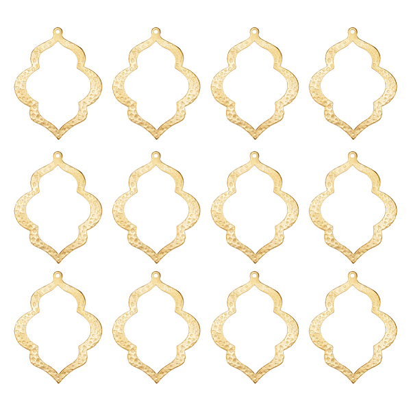 PandaHall BENECREAT 12Pcs Brass Retro Hollow Pendants, Flower Frame, Golden, 49x37.5x1mm, Hole: 1.6mm Brass Flower
PandaHall BENECREAT 12Pcs Brass Retro Hollow Pendants, Flower Frame, Golden, 49x37.5x1mm, Hole: 1.6mm Brass Flower