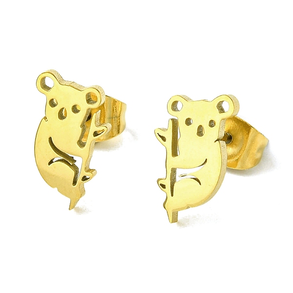 PandaHall Cute Little Animal Theme 304 Stainless Steel Stud Earrings, Koala, 11x6.5mm 304 Stainless Steel Koala
PandaHall Cute Little Animal Theme 304 Stainless Steel Stud Earrings, Koala, 11x6.5mm 304 Stainless Steel Koala