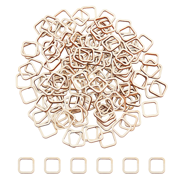 PandaHall Beechwood Linking Rings, Square, 20x20x2.5mm, Inner Diameter: 15.5x15.5mm Wood Square
PandaHall Beechwood Linking Rings, Square, 20x20x2.5mm, Inner Diameter: 15.5x15.5mm Wood Square