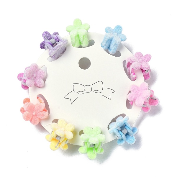 PandaHall Kids Hair Accessories, Flocky Plastic Claw Hair Clips, with Iron Spring, Flower, Mixed Color, 13.5x14x16mm, 10pcs/set Plastic..., Multicolor
PandaHall Kids Hair Accessories, Flocky Plastic Claw Hair Clips, with Iron Spring, Flower, Mixed Color, 13.5x14x16mm, 10pcs/set Plastic..., Multicolor
